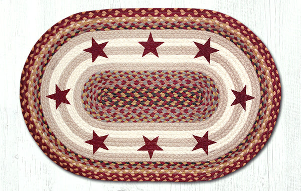 Autumn Leaves Oval Braided Rug, Capitol Earth Rugs