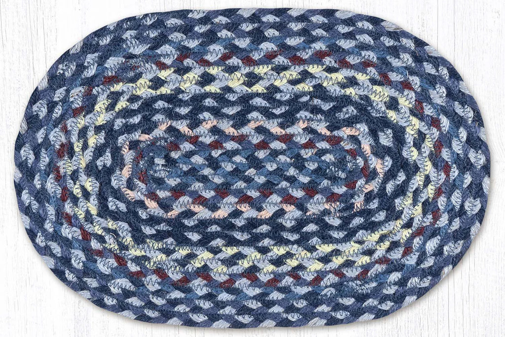 MS-913 Blue/Gray/Burgudy Miniature Trivet