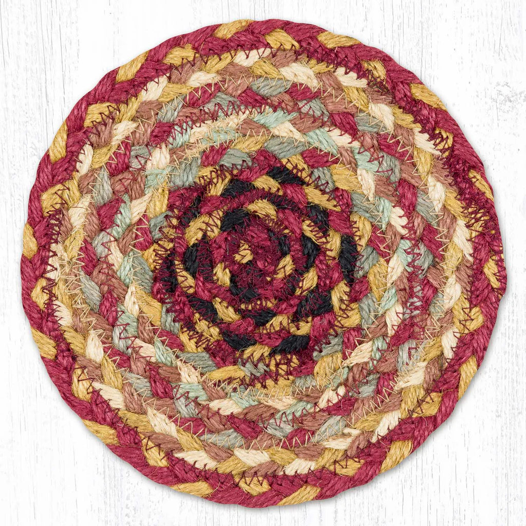 MS-357 Burgundy/Gray/Cream Miniature Trivet