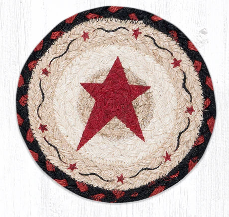 LC-019 Primitive Star Burgundy 7" Round