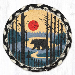 LC-430 Bear Scene 7" Round