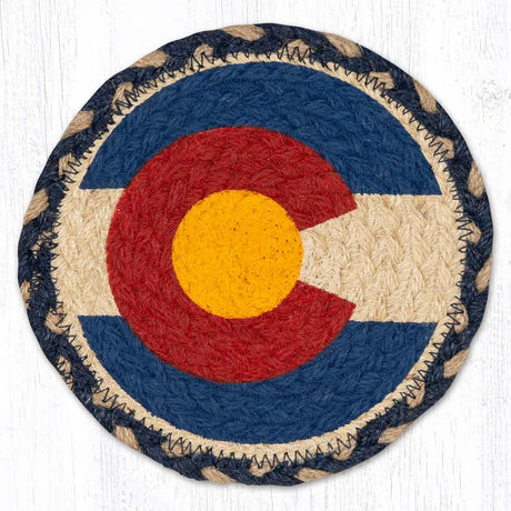 LC-881 Colorado Flag 7" Round