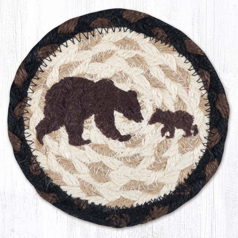 IC-313 Happy Bear Cub Individual Coaster