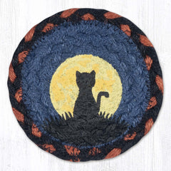 IC-590 Cat and Moon Individual Coaster