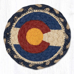 Coaster with Colorado state symbol