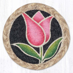 IC-9-776 Tulip Pink Individual Coaster