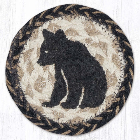 IC-9-93 Bear Cub Silhouette Individual Coaster