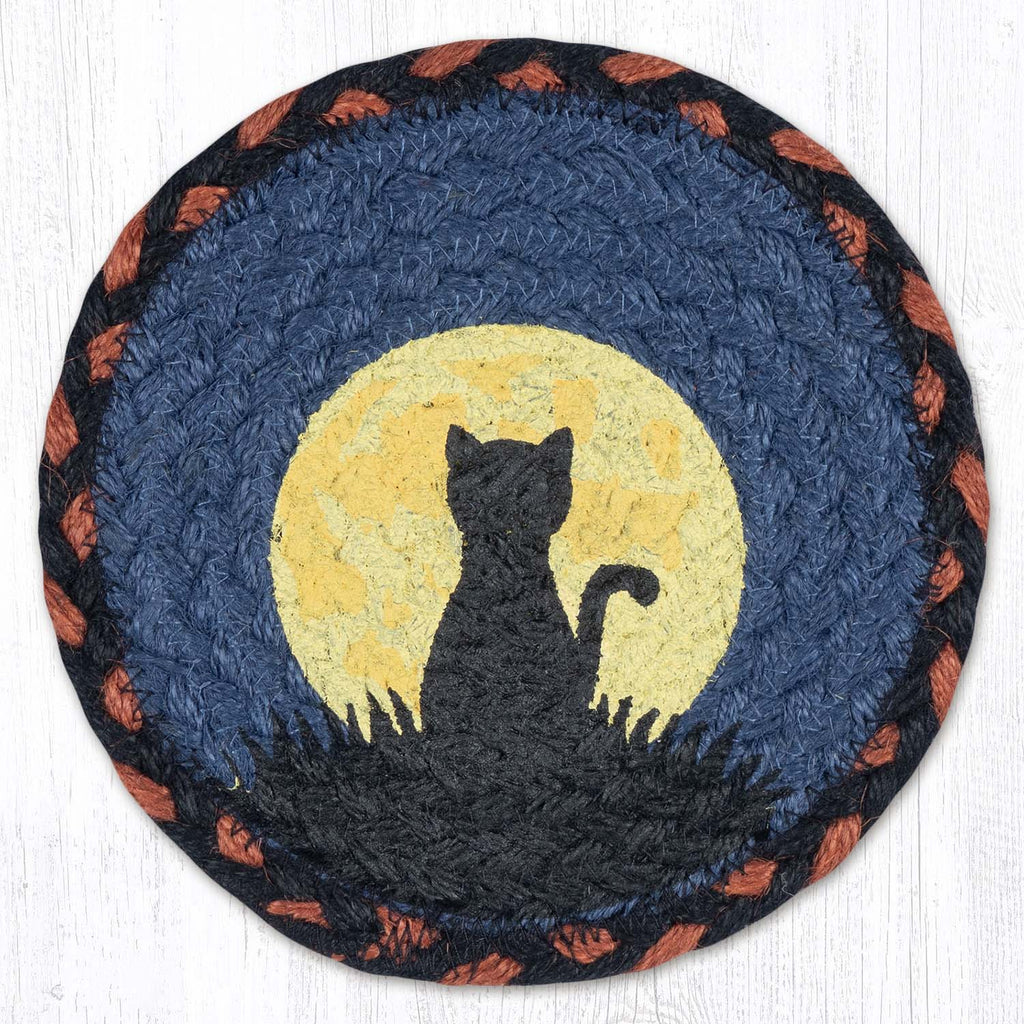 LC-590 Cat and Moon 7" Trivet