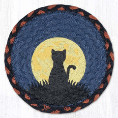 LC-590 Cat and Moon 7" Round