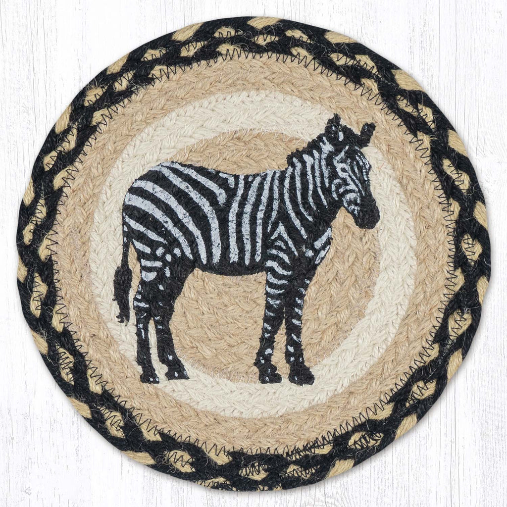 MSPR-123 Zebra Silhouette 10" Trivet