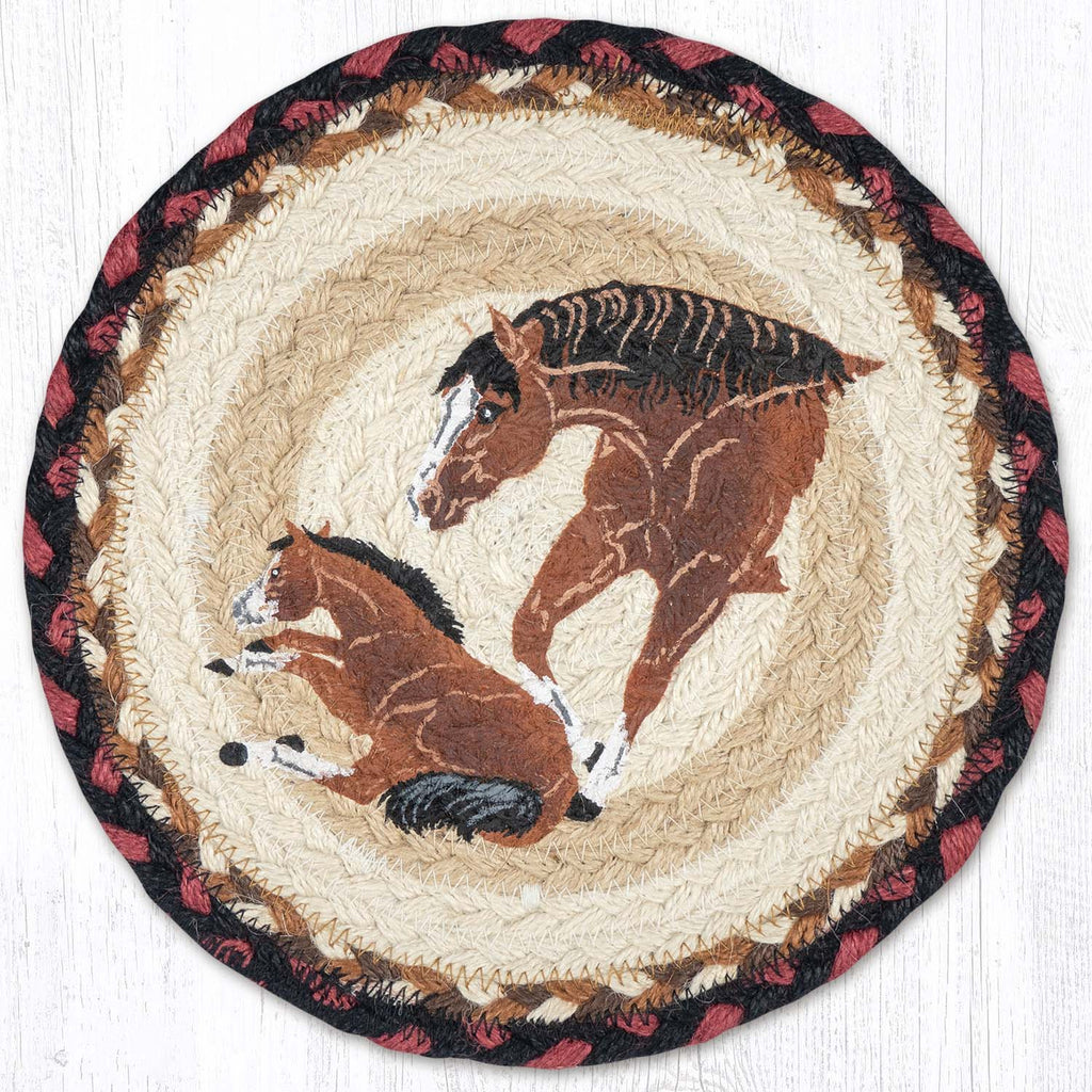 MSPR-319 Mom and Pony 10" Trivet