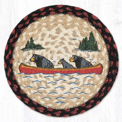 MSPR-396 Bears in Canoe Trivet