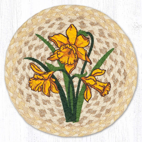 MSPR-880 Daffodil Trivet | The Braided Rug Place