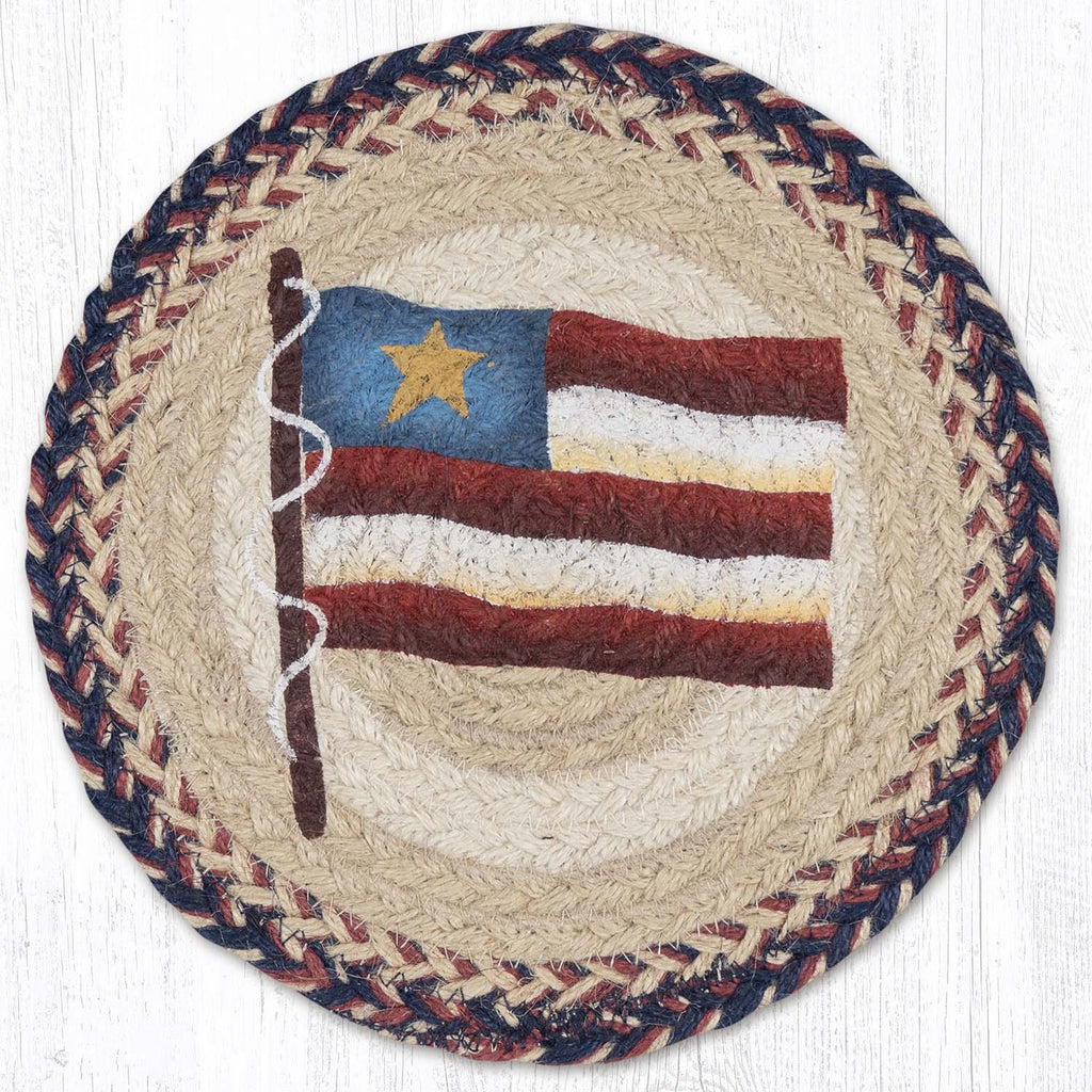 MSPR-9-926 Primitive Star Flag 10" Trivet