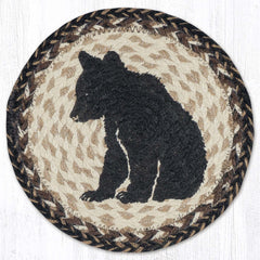 MSPR-9-093 Bear Cub Silhouette 10" Trivet