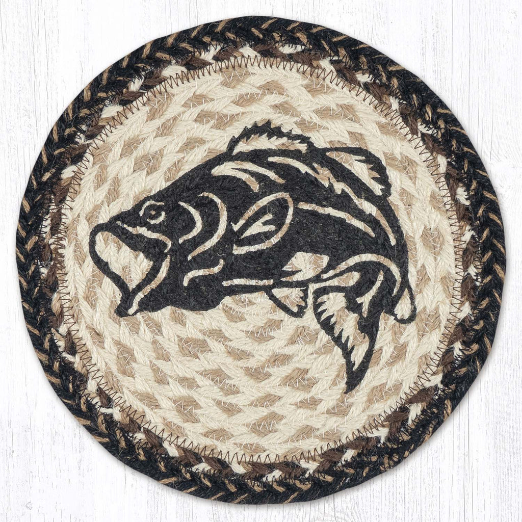 MSPR-9-093 Big Mouth Bass 10" Trivet