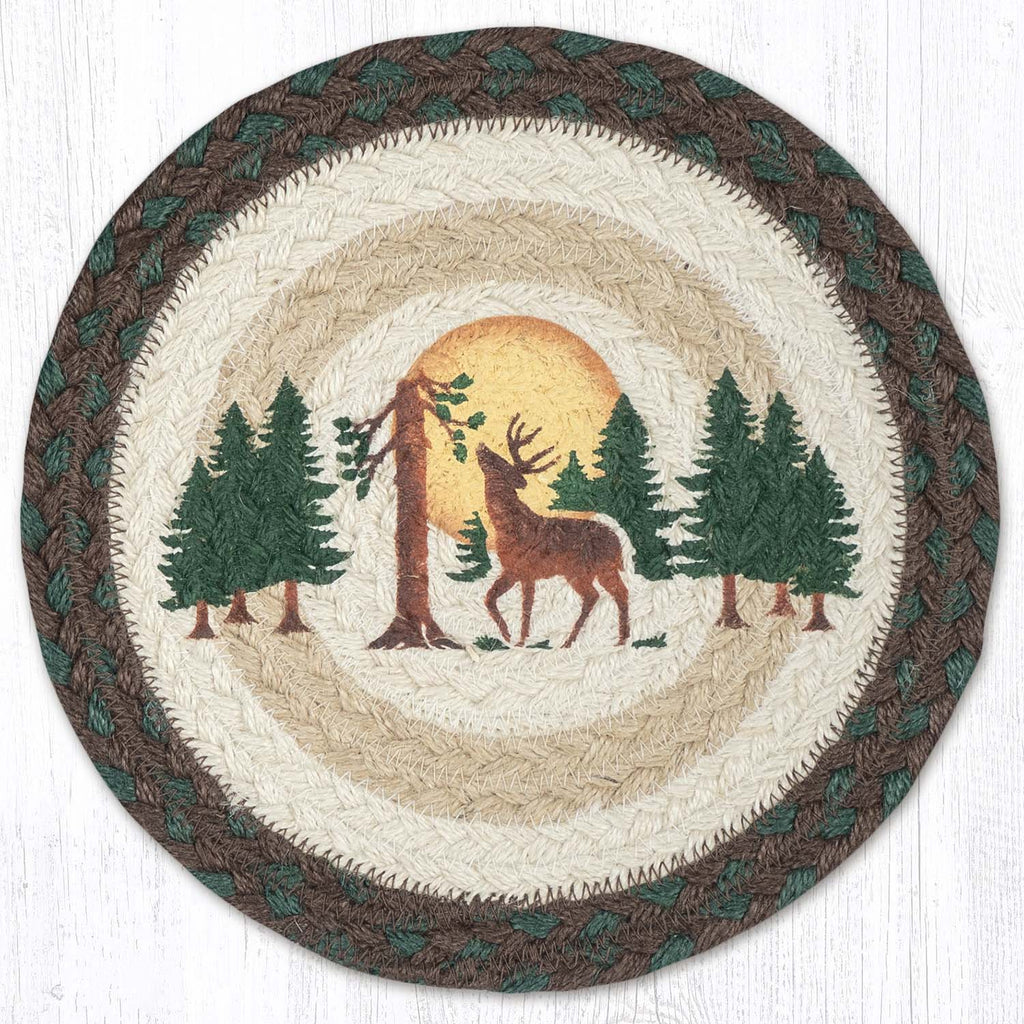 MSPR-922 Full Moon & Deer 10" Trivet