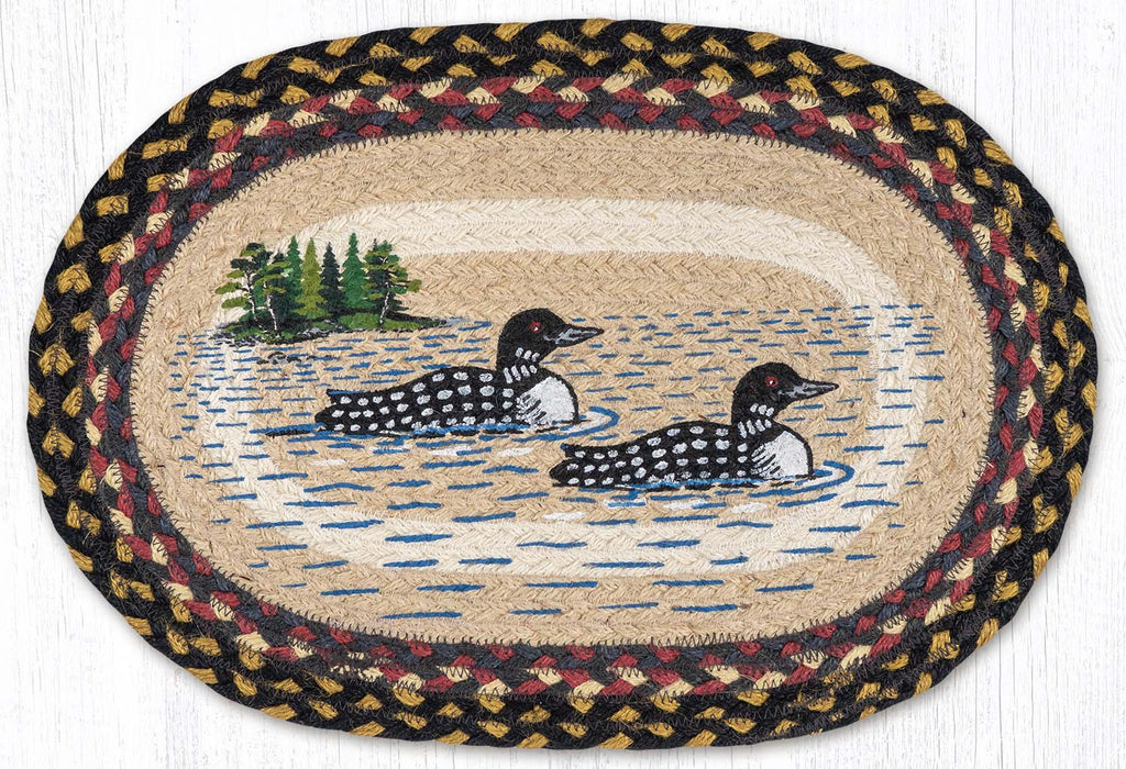 PM-OP-043 Loon Patch Placemat 13"x19"