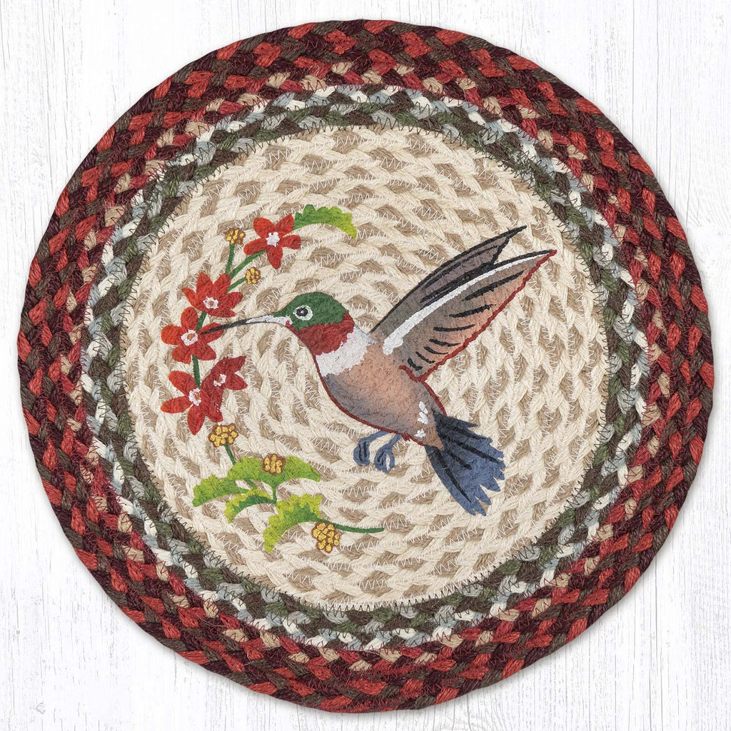 PM-RP-717 Wildlife Hummingbird Round Placemat