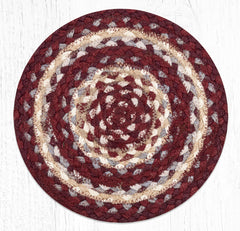 MS-791 Burgundy/Gray/Cream Trivet